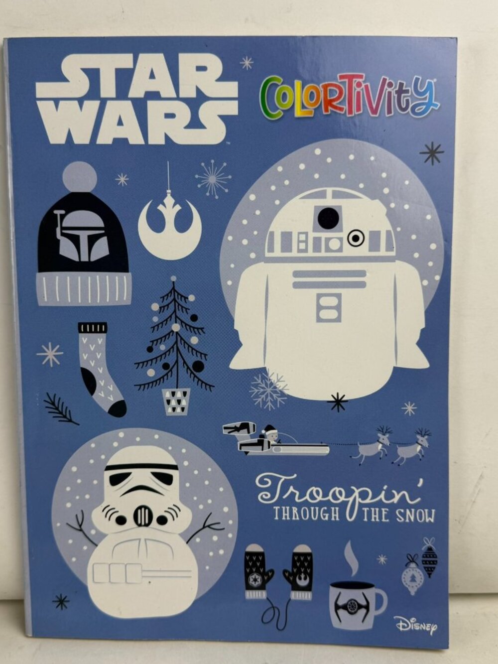Star Wars Colortivity Christmas Coloring Book Activity Holiday Sithmas Unused
